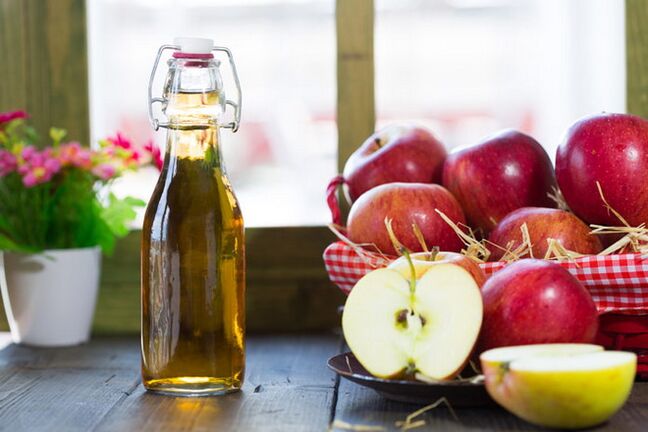 Apple vinegar for varicose veins
